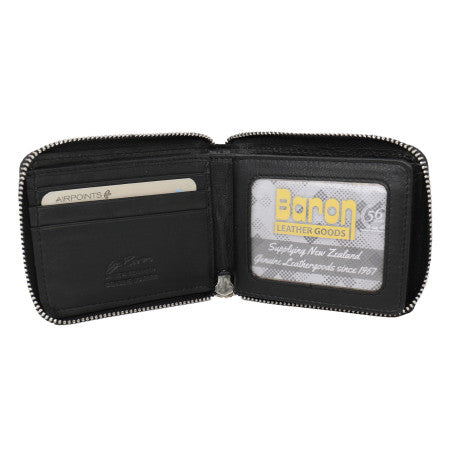 Baron Buxton 7444-1 Zip Wallet