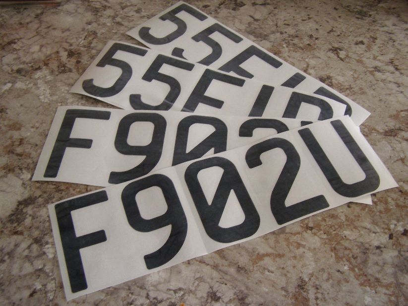 Boat Rego Numbers