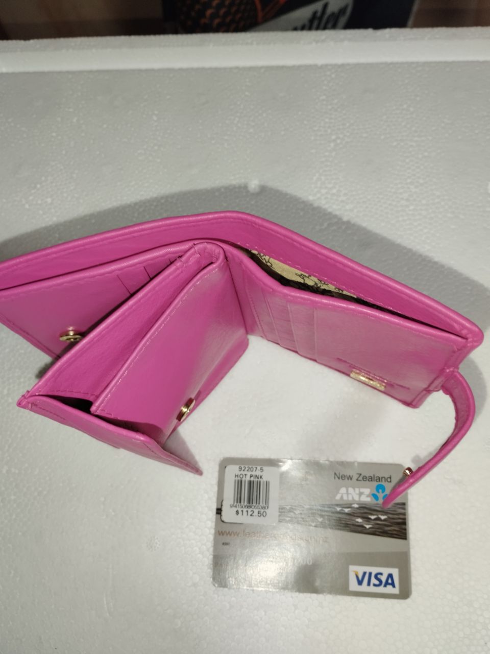 Baron Buxton Ladies Mini Wallet Pink