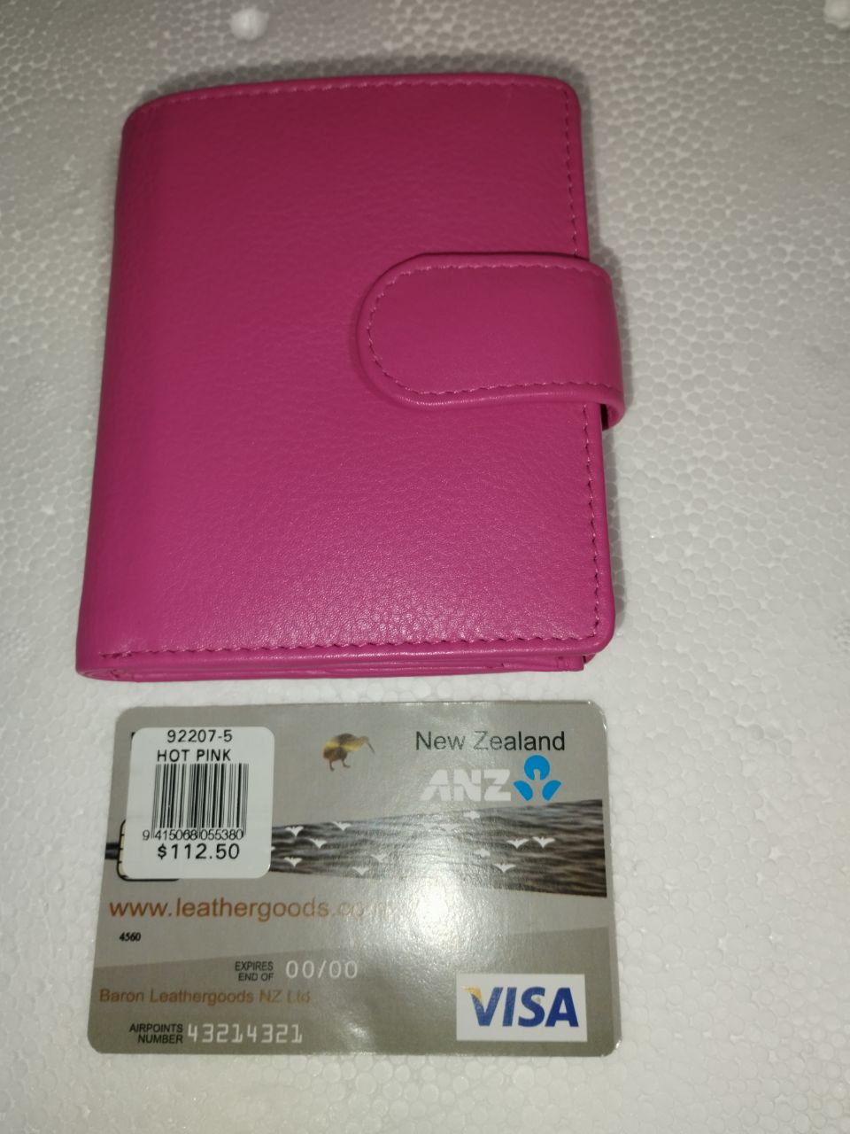 Baron Buxton Ladies Mini Wallet Pink