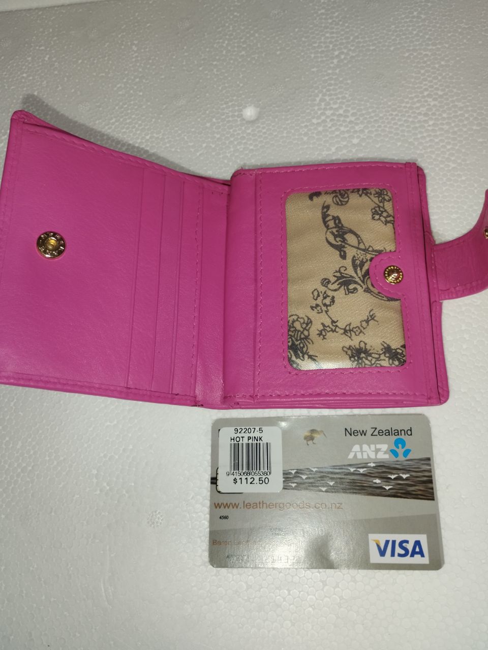 Baron Buxton Ladies Mini Wallet Pink