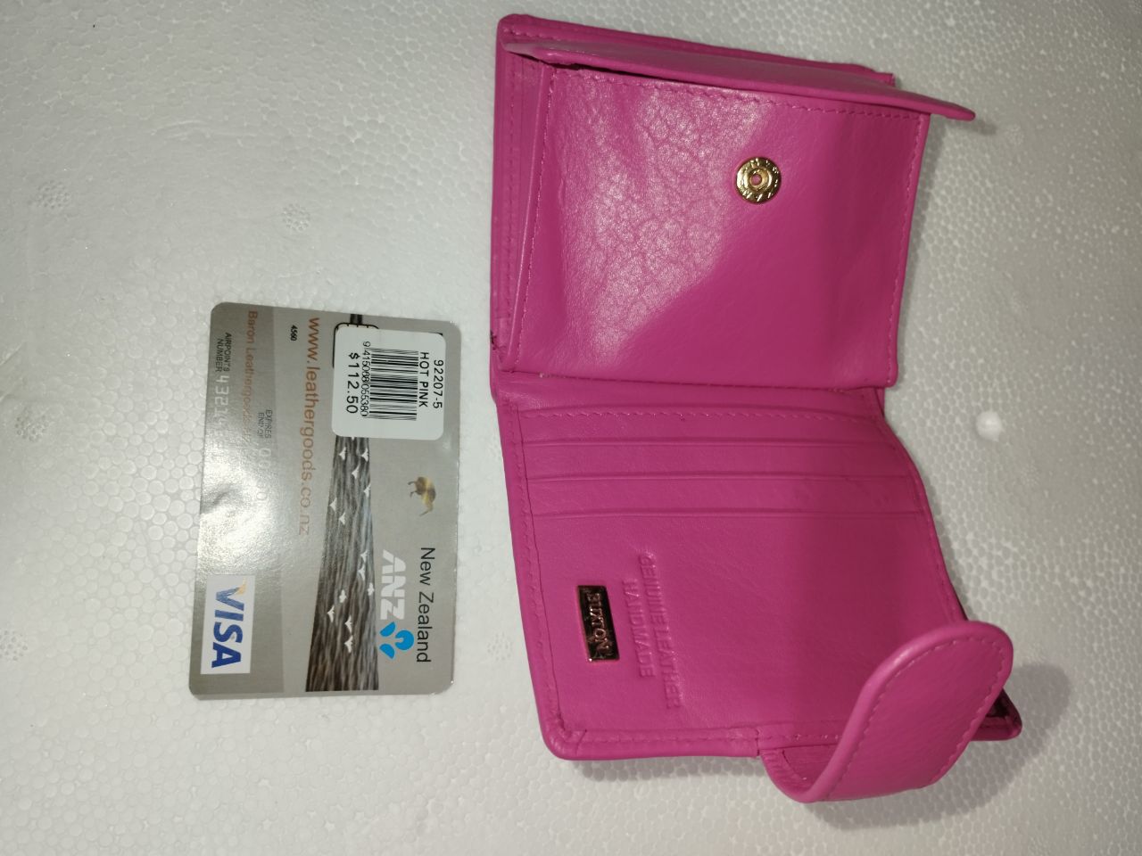 Baron Buxton Ladies Mini Wallet Pink