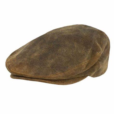 Outback Leather Ascot Cap